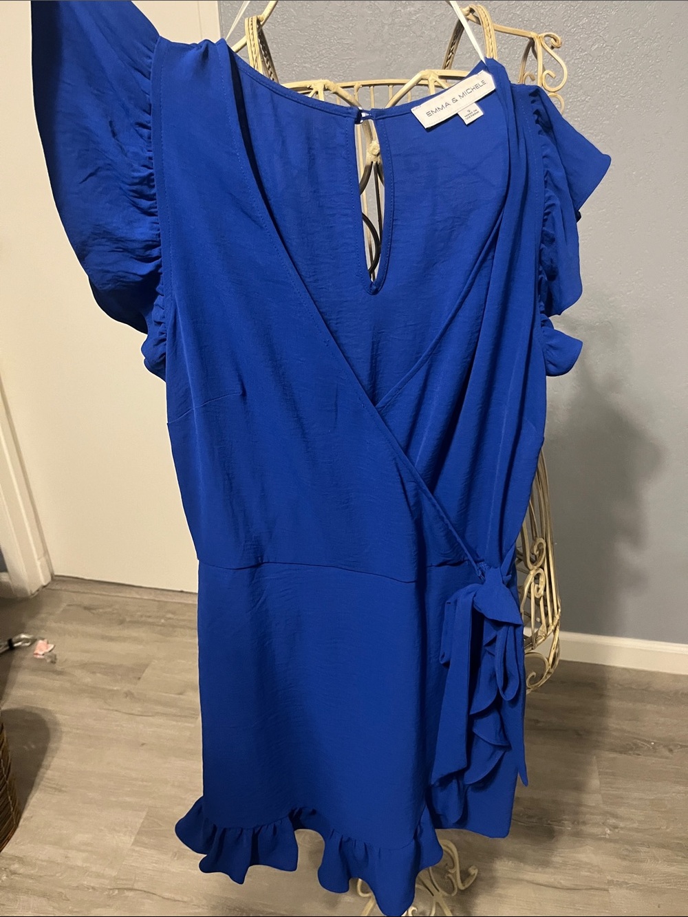 Royal Blue Wrap Dress